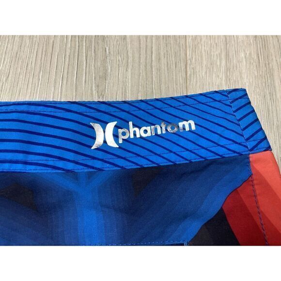 Hurley Boardshorts Swim Suit Shorts Mens 36 Blue 19" Phantom Dalek Beach Kayak - Picture 9 of 15